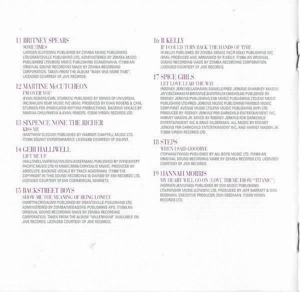Various - New Love Album - Used CD image 3