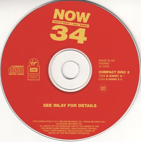 Various - Now That's What I Call Music! 34 - Used CD image 2