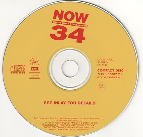 Various - Now That's What I Call Music! 34 - Used CD image 4