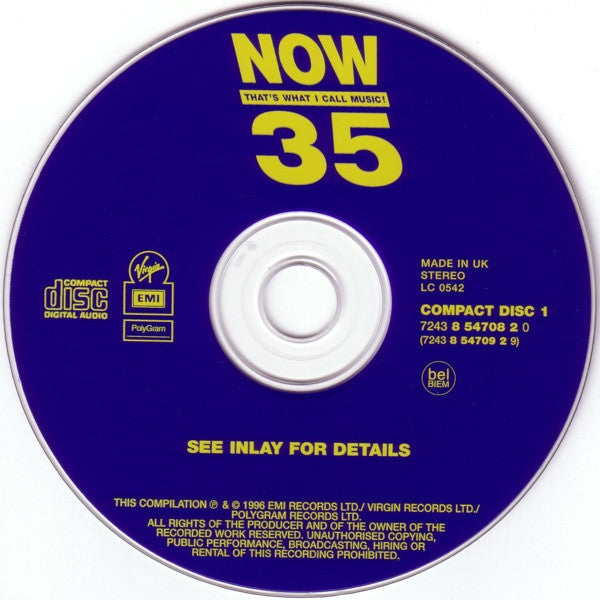 Various - Now That's What I Call Music! 35 - Used CD image 9