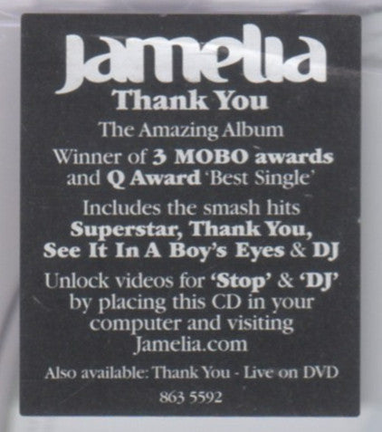 Jamelia - Thank You - Used CD image 8