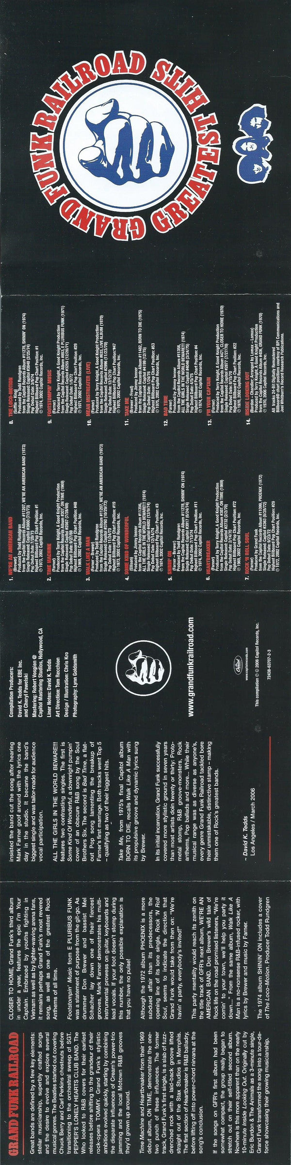 Grand Funk Railroad - Greatest Hits: - CD image 2