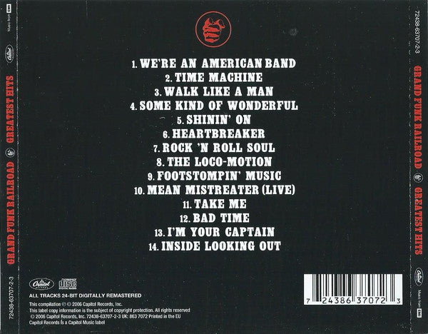 Grand Funk Railroad - Greatest Hits: - CD image 5