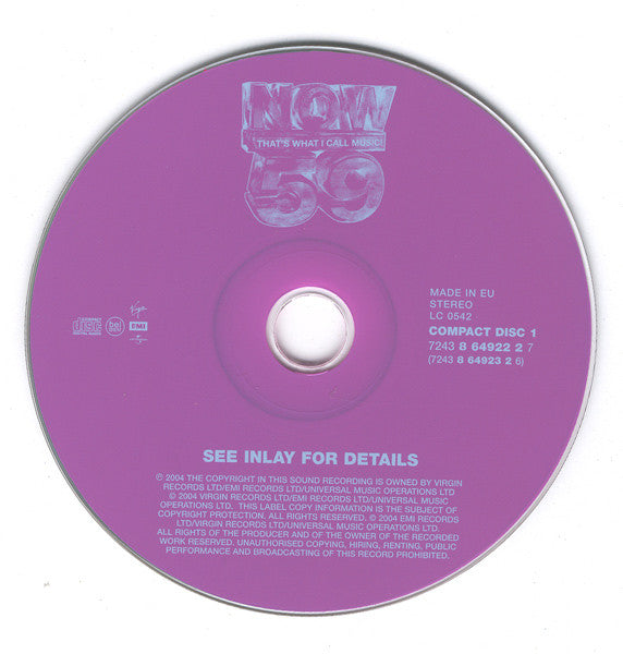 Various - Now That's What I Call Music! 59 - Used CD image 8