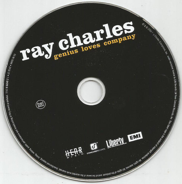 Ray Charles - Genius Loves Company - Used CD image 2