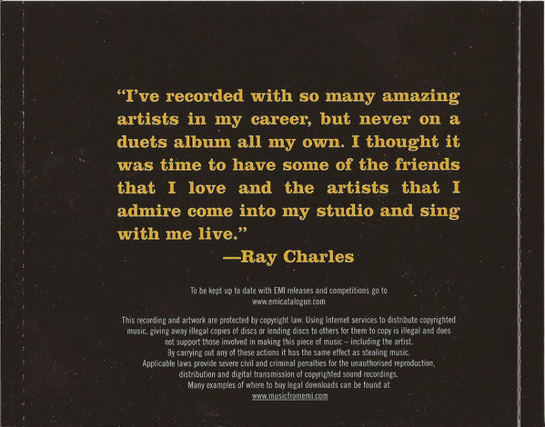 Ray Charles - Genius Loves Company - Used CD image 5