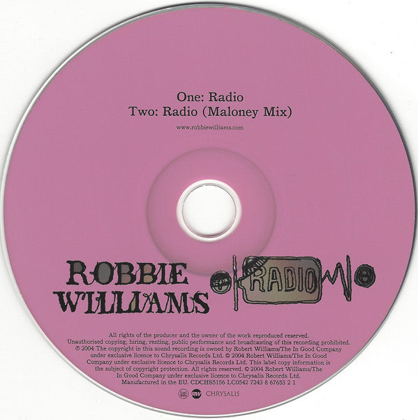 Robbie Williams - Radio - Used CD image 8