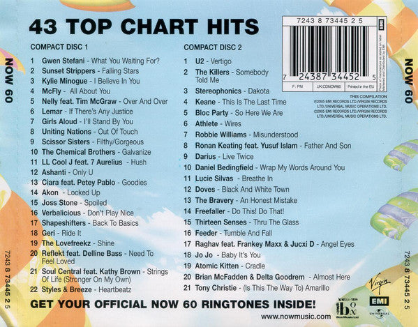 Various - Now That's What I Call Music! 60 - Used CD image 2