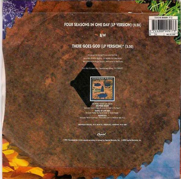 Crowded House - Four Seasons In One Day - Used Vinyl Record 7" image 2