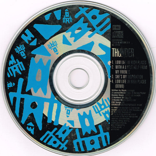 Thunder - Low Life In High Places - Used CD image 2
