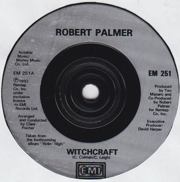 Robert Palmer - Witchcraft - Used Vinyl Record 7" image 3