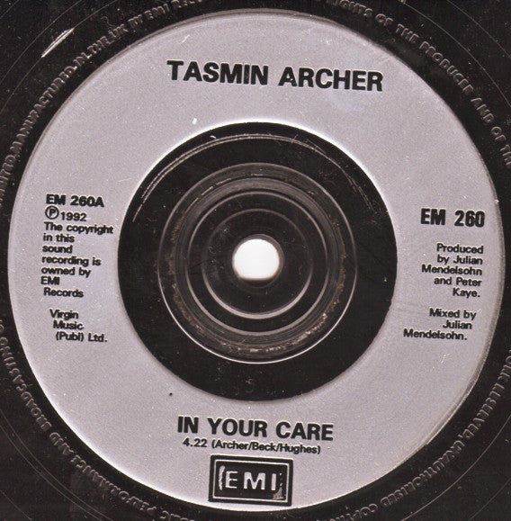 Tasmin Archer - In Your Care - Used Vinyl Record 7" image 8