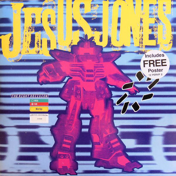 Jesus Jones - Right Decision - Used Vinyl Record 12" image 6