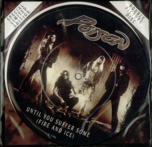 Poison - Until You Suffer Some (Fire And Ice) - Used Vinyl Record 7" image 1