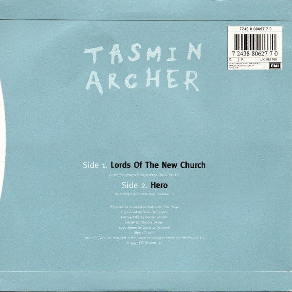 Tasmin Archer - Lords Of The New Church - Used Vinyl Record 7" image 2