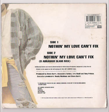 Joey Lawrence - Nothin' My Love Can't Fix - Used Vinyl Record 7" image 2