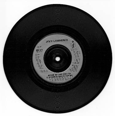 Joey Lawrence - Nothin' My Love Can't Fix - Used Vinyl Record 7" image 5