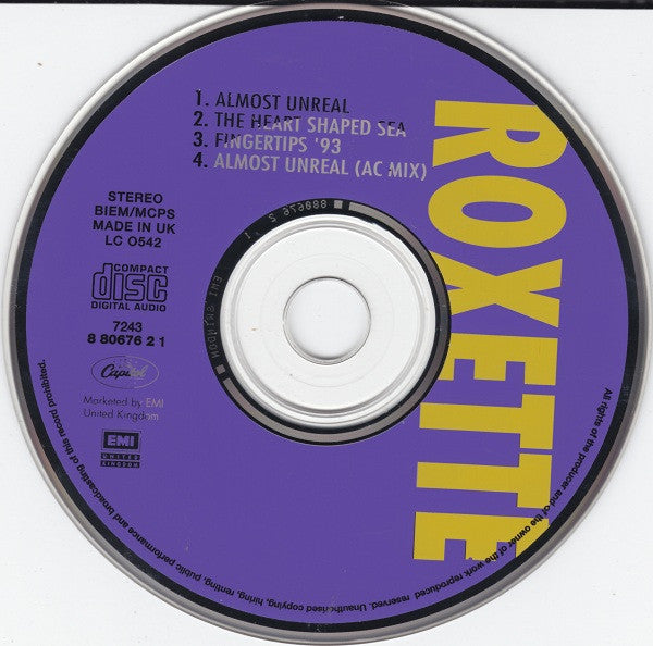 Roxette - Almost Unreal - Used CD image 6