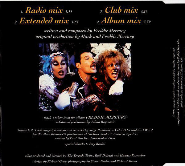 Freddie Mercury - Living On My Own - Used CD image 2