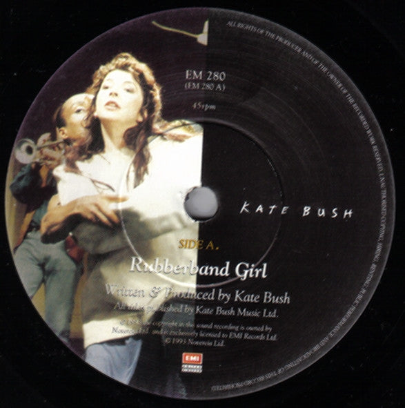 Kate Bush - Rubberband Girl - Used Vinyl Record 7" image 3