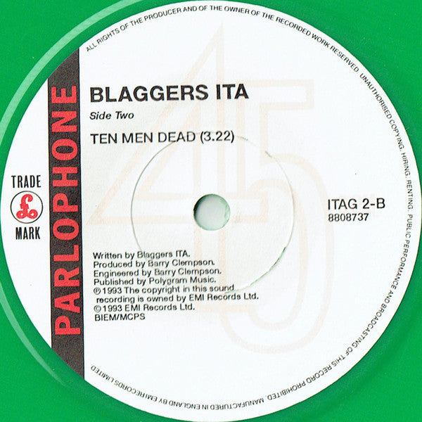 Blaggers ITA - Oxygen - Used Vinyl Record 7" image 4