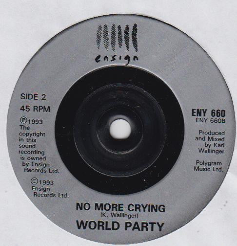 World Party - All I Gave - Used Vinyl Record 7" image 4