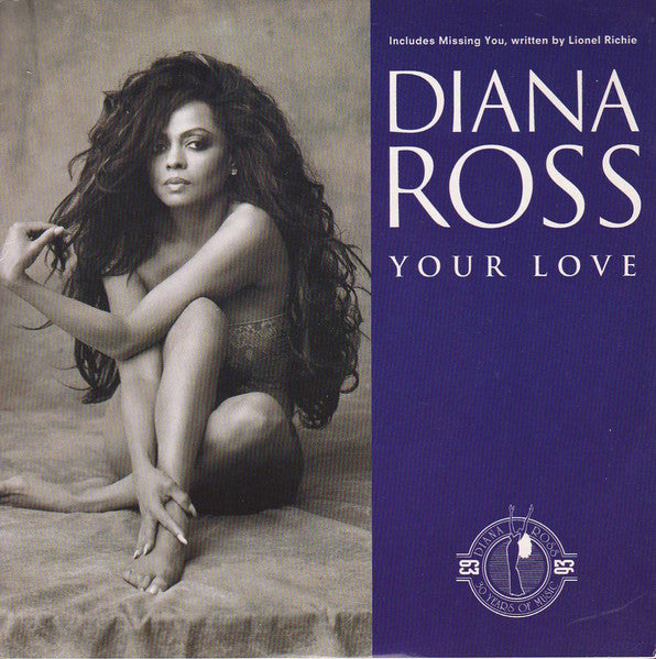 Diana Ross - Your Love - Used Vinyl Record 7" image 5