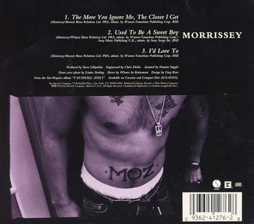 Morrissey - More You Ignore Me, The Closer I Get - Used CD image 2