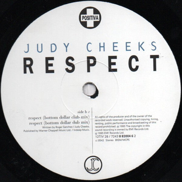 Judy Cheeks - Respect - Used Vinyl Record 12" image 4