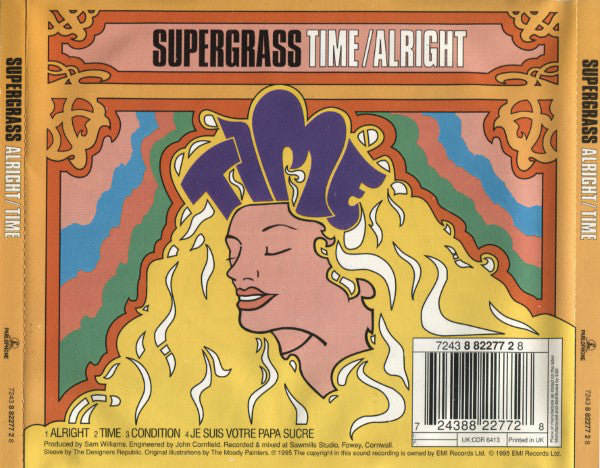Supergrass - Alright / Time - Used CD image 2