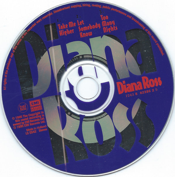 Diana Ross - Take Me Higher - Used CD image 4