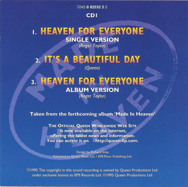 Queen - Heaven For Everyone - Used CD image 10