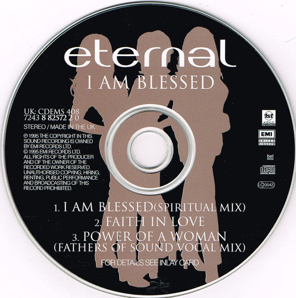 Eternal - I Am Blessed - Used CD image 3