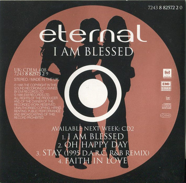Eternal - I Am Blessed - Used CD image 4