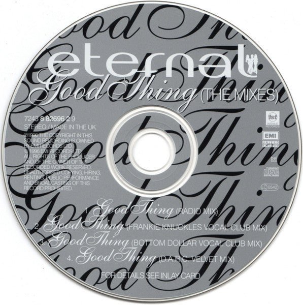 Eternal - Good Thing (The Mixes) - Used CD image 9