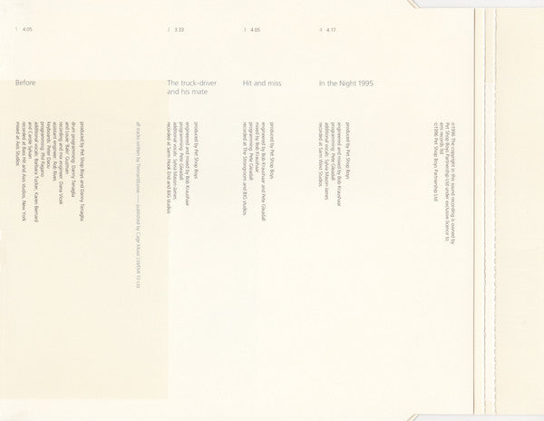 Pet Shop Boys - Before - Used CD image 3