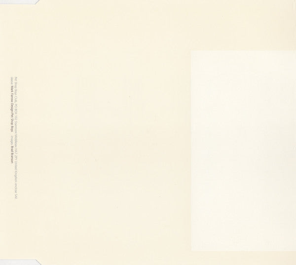 Pet Shop Boys - Before - Used CD image 9