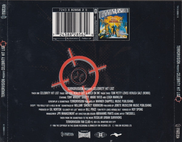 Terrorvision - Celebrity Hit List - Used CD image 7