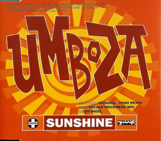 Umboza - Sunshine - Used CD image 1