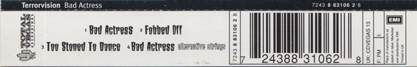 Terrorvision - Bad Actress - Used CD image 4