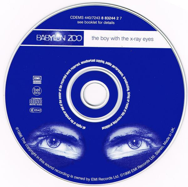 Babylon Zoo - Boy With The X-Ray Eyes - Used CD image 4