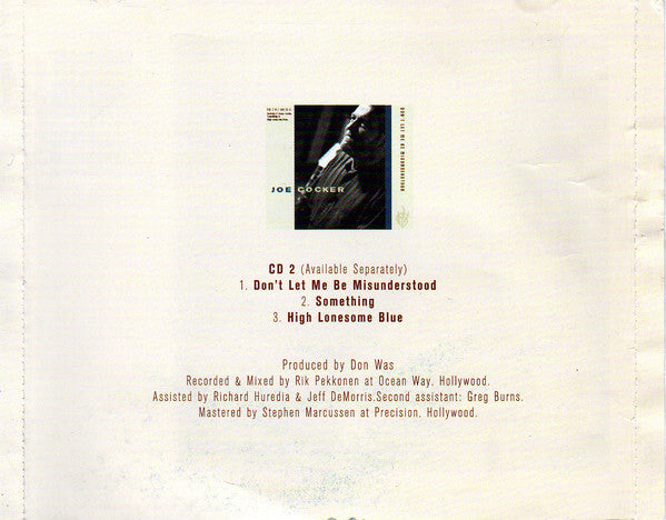 Joe Cocker - Don't Let Me Be Misunderstood - Used CD image 3