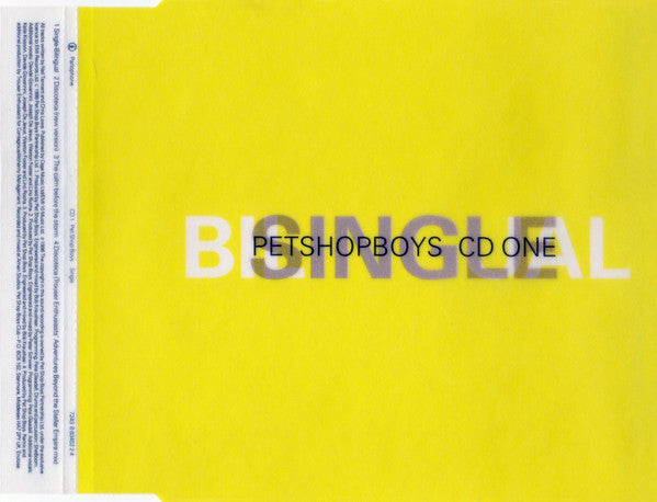 Pet Shop Boys - Single Bilingual - Used CD image 2