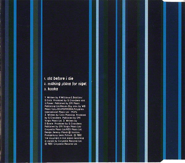 Robbie Williams - Old Before I Die - Used CD image 5