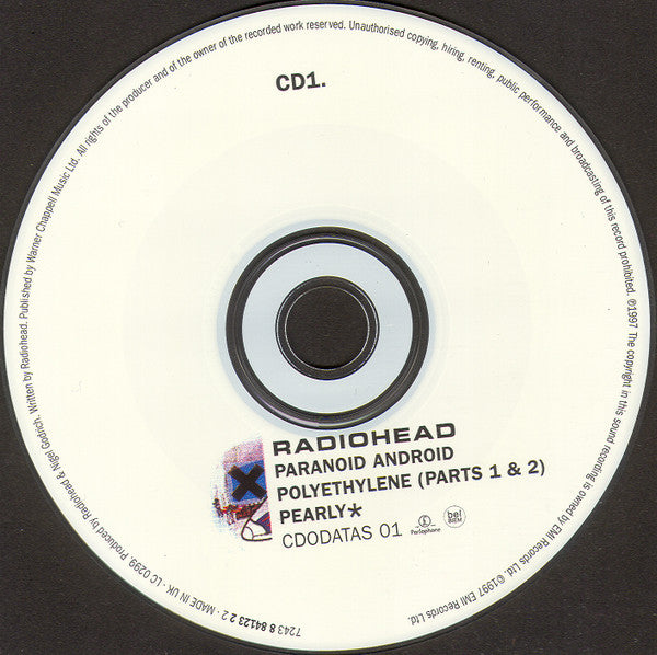 Radiohead - Paranoid Android - Used CD image 3