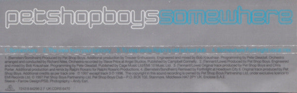 Pet Shop Boys - Somewhere (Radio Version) - Used CD image 2