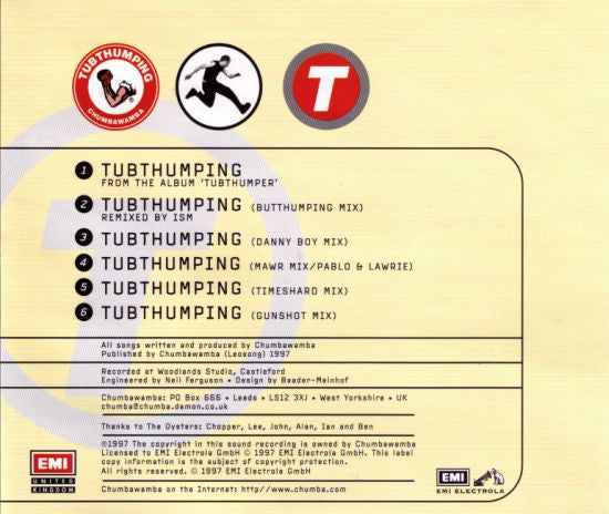 Chumbawamba - Tubthumping - Used CD image 10