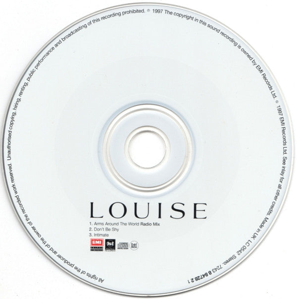 Louise - Arms Around The World EP - Used CD image 3