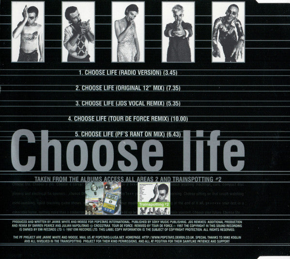 PF Project - Choose Life - Used CD image 2