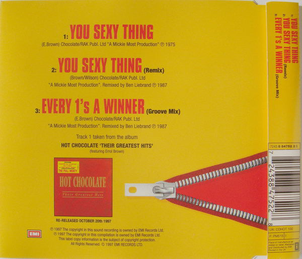 Hot Chocolate - You Sexy Thing - Used CD image 2